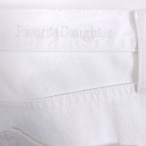 NWT Favorite Daughter 'The Otto High Waist Boyfriend Jean' In White Size 32 $198 - Picture 6 of 10